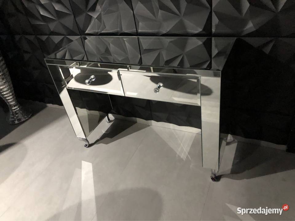 Toaletka lustrzana z lustra gałka kryształ noga Toaletki wielkopolskie