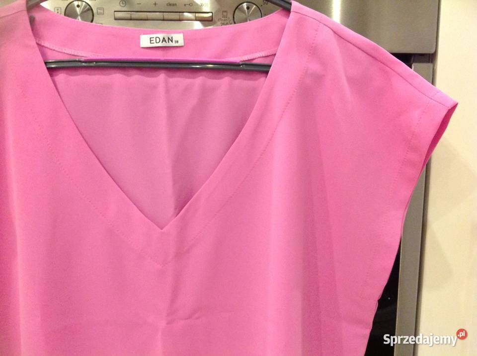 Różowa Bluzka Damska EDAN 38 NOWA Nowa Sól