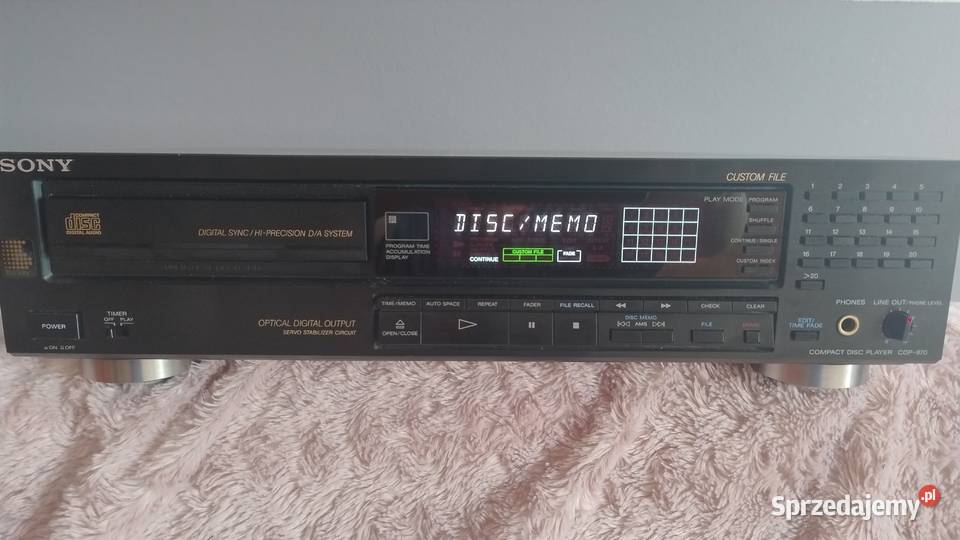 Odtwarzacz CD Sony cdp 970 podkarpackie Trzebuska sprzedam