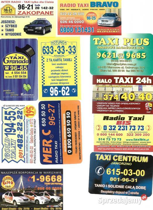 Kalendarzyki listkowe taxi Puławy