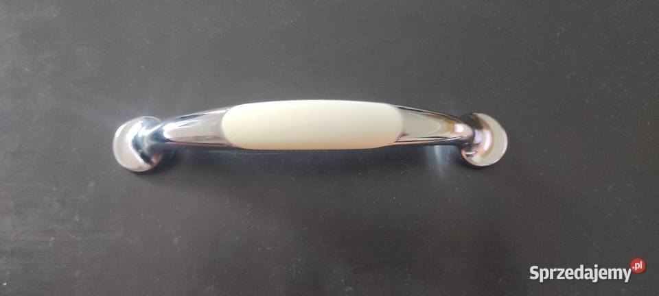 Uchwyt meblowy chrom z porcelaną 20 Rejowiec Fabryczny