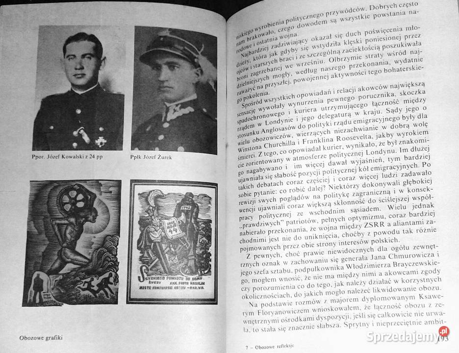 Obozowe refleksje Oflag IIC Józef Kuropieska lubelskie Chełm