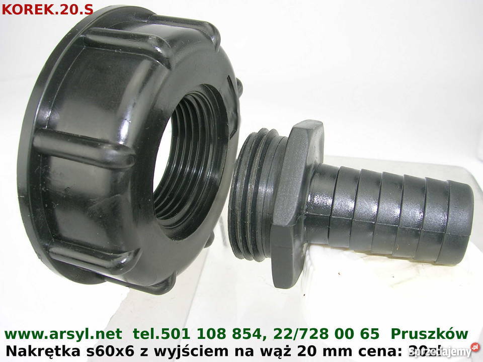 Zbiornik 1000 wylewka adapter do zbiornika Pozostałe