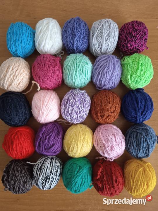 Włóczka 10 1 zestaw Kraków