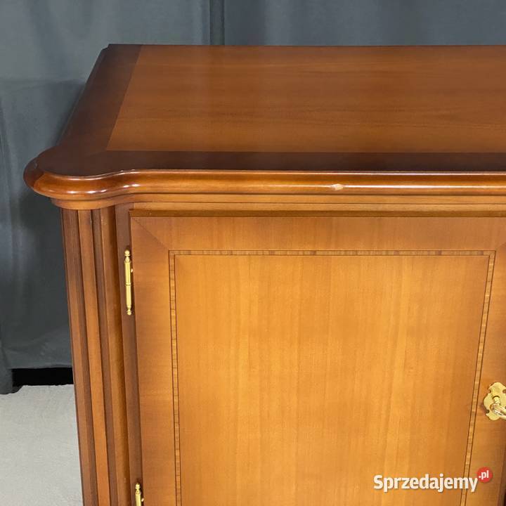 Intarsjowana komoda na zwężanych nogach Warrings zachodniopomorskie Gryfice