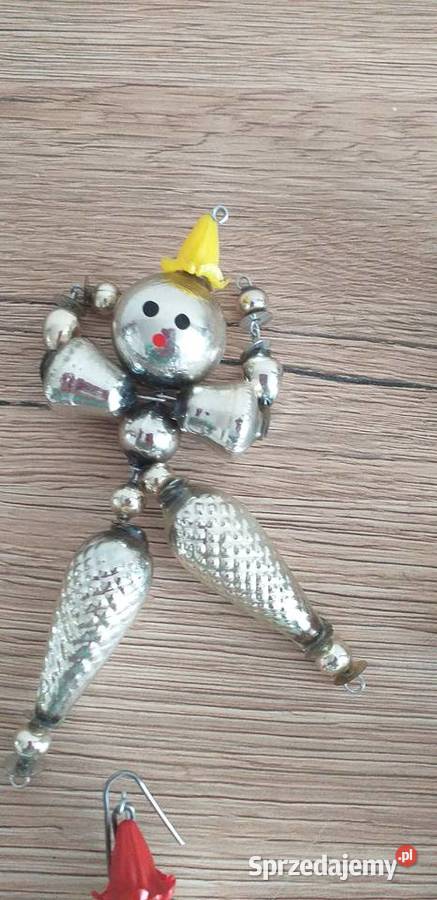 Bombki pajacyki prl Porcelana i szkło Przedbórz