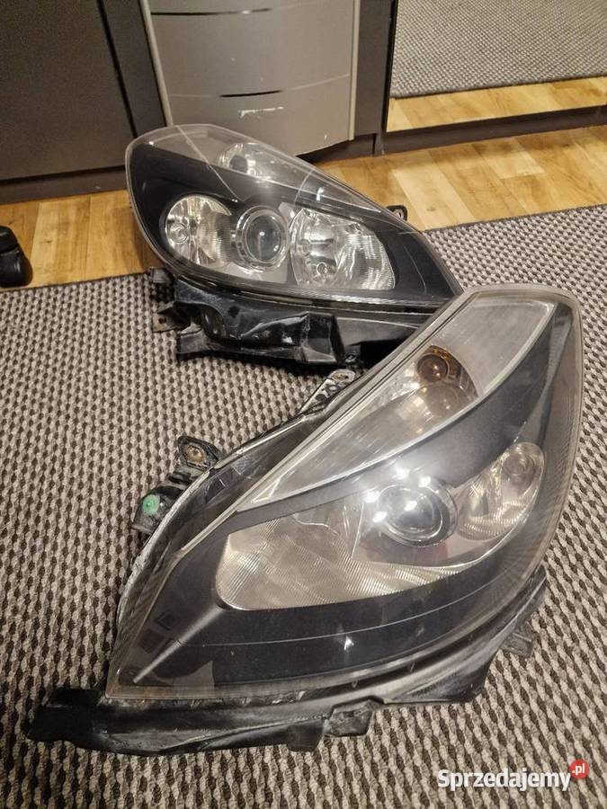 Lampy przednie renault clio 3 soczewka osobowe Motoryzacja Sosnowiec