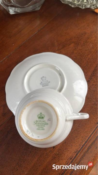 Filiżanka Royal Standard England Kostna Porcelana i szkło Gdańsk