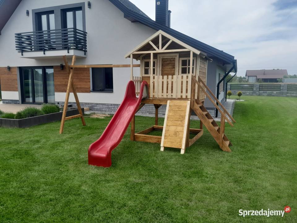Domek drewniany plac zabaw dzieci Rzeszów sprzedam
