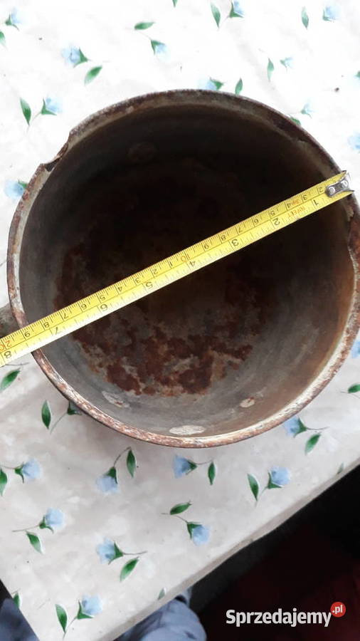 Przedwojenne żeliwne naczynie Gorzów Wielkopolski