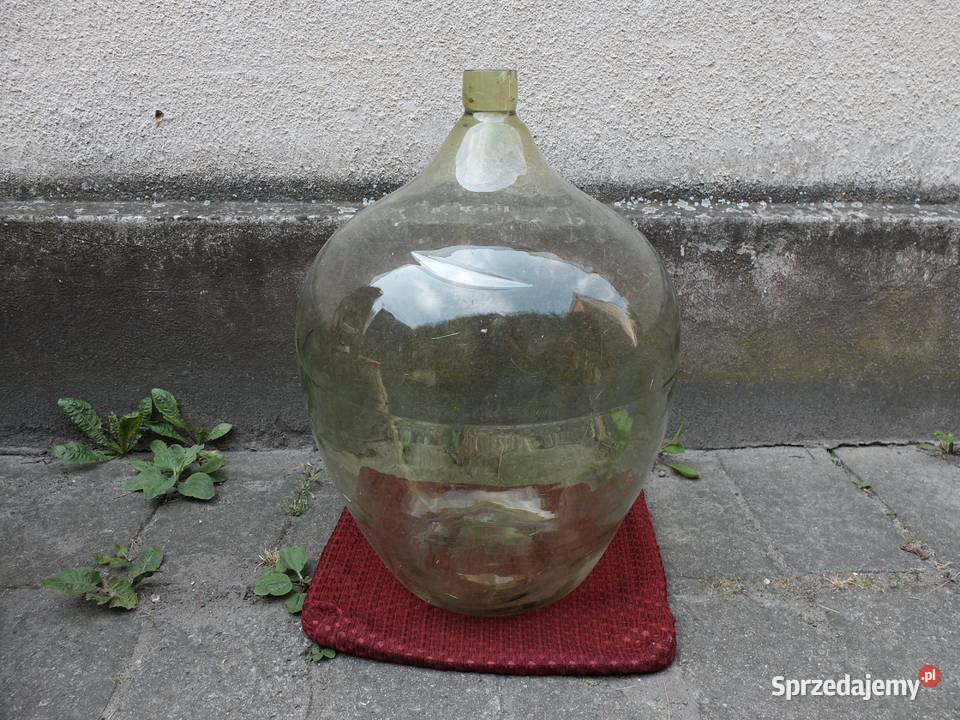 Duża butla do wina gąsior baniak do klarowania Pozostałe Kościan