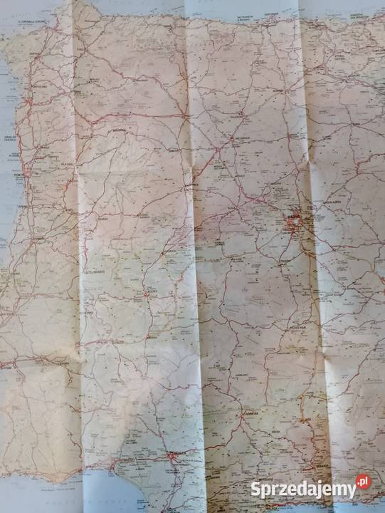 Mapa papierowa HISZPANIA i PORTUGALIA Poznań