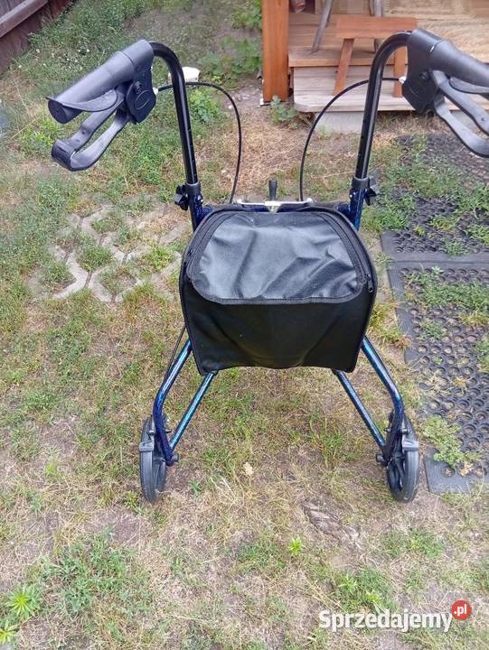 Balkonik chodzik trójkołowy stabilny nowy torba Szygówek