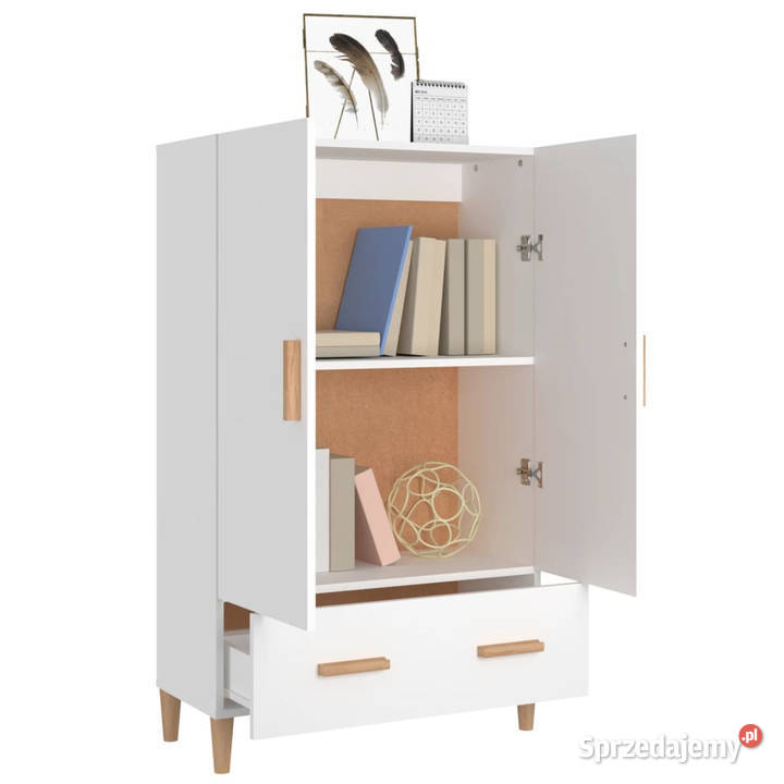 Szafka biała 70x31x115 materiał drewnopochodny Warszawa