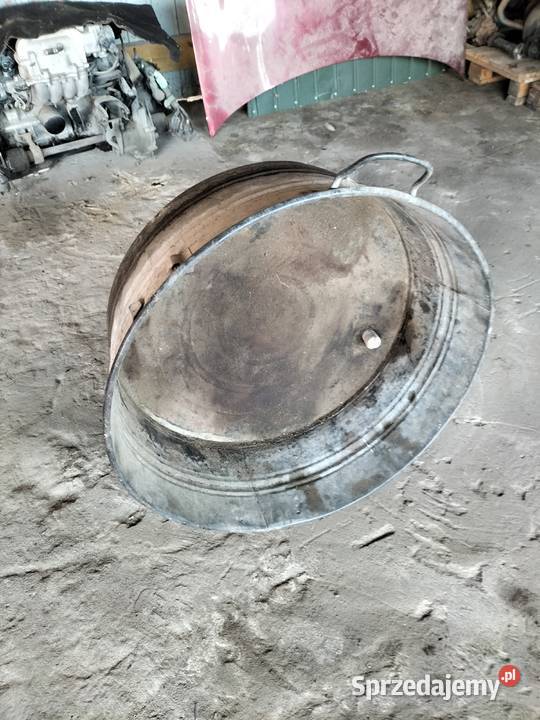 Balia stara wanna okrągła ocynkowana Kamień-Kolonia