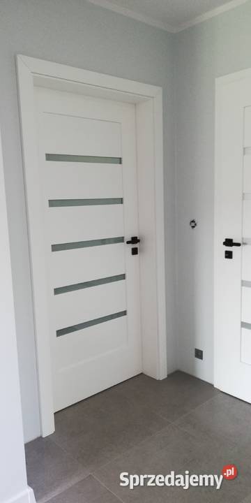 DRZWI WEWNĘTRZNE drewniane nowoczesne pokojowe Chrzowice