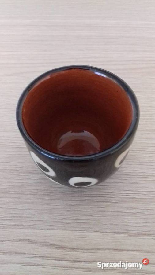 Dzbanuszek z czarkami do wódki ceramika małopolskie Kraków