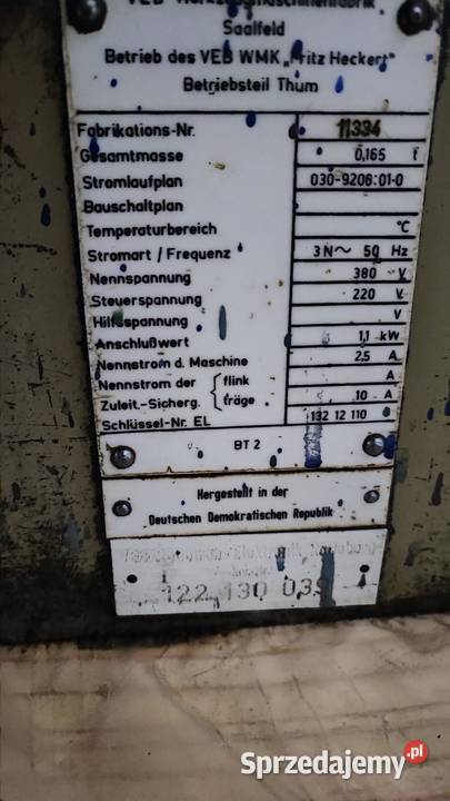 Wiertarka stołowa Heckert BT 2 Sucha Beskidzka