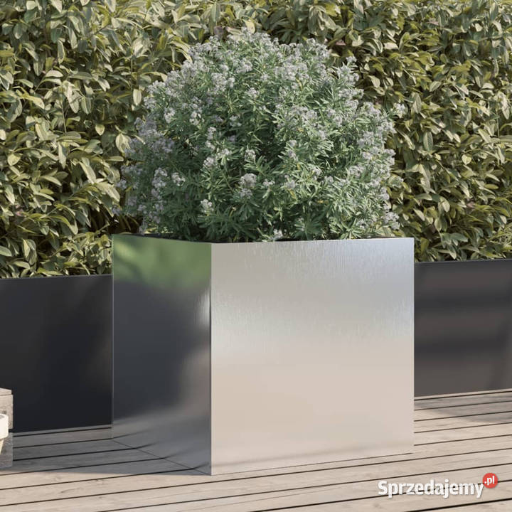 Donica srebrna 49x47x46 stal nierdzewna WM841567 Warszawa