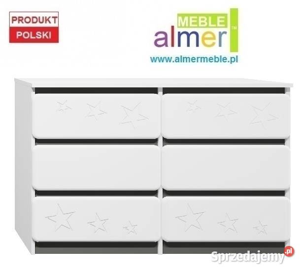 komoda STARS MDF C3 120x40 w80 do pokoju Złotów