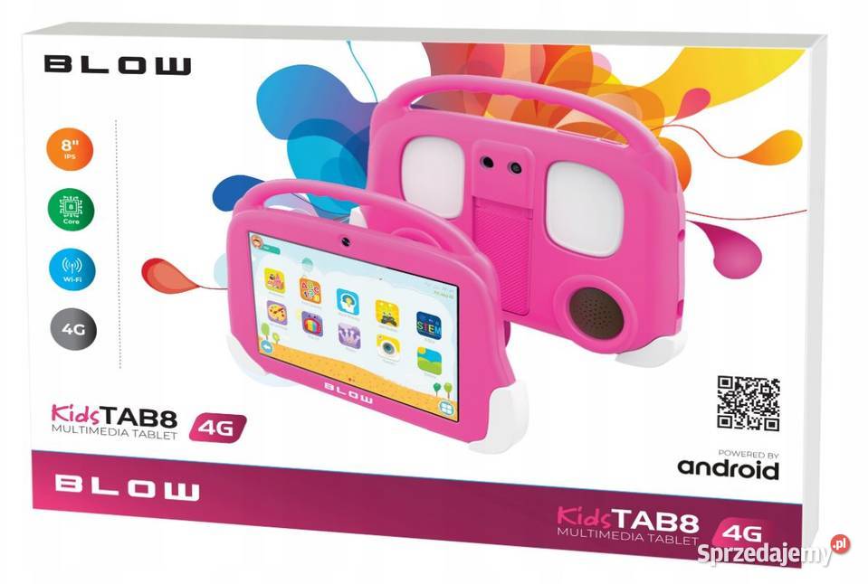 Tablet Edukacyjny Dzieci KIDSTAB 8 4G 64GB