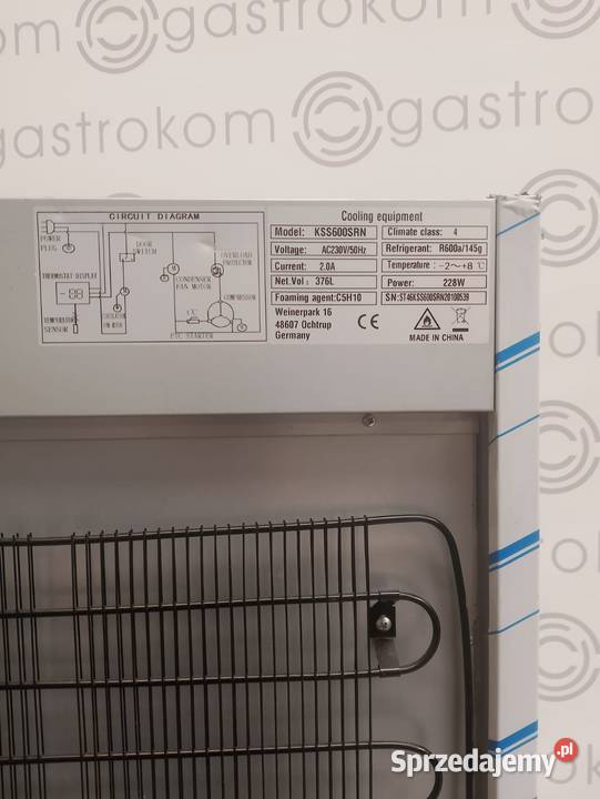 Szafa chłodnicza GGM Gastro KSS600SRN 600 L Gastronomia Wrocław