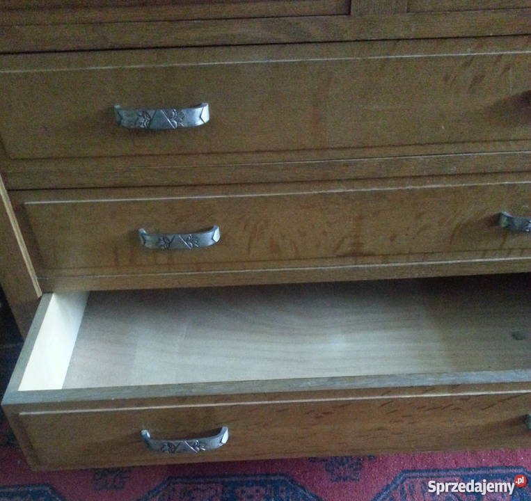 Okazała toaletka z marmurowym blatem Puławy