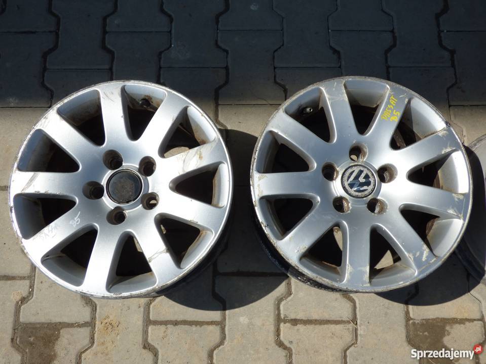 Oryginalne alufelgi 15 5x112 Passat małopolskie Gorlice sprzedam
