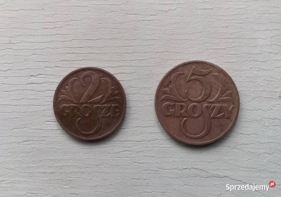2 i 5 groszy z lat 30tych