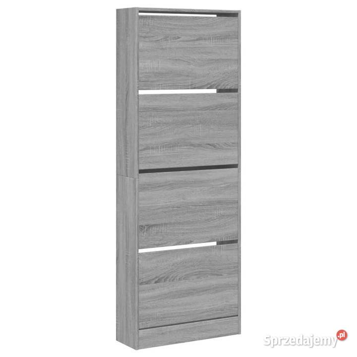Szafka na buty szary dąb sonoma 60x21x1635 Warszawa