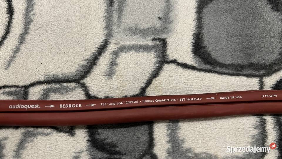 kable Głośnikowe Audioquest Bedrock 3m Made in Tarnów