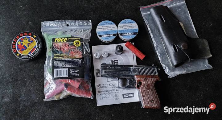 Pistolet hukowy ROHM RG300 Sporty strzeleckie i myślistwo łódzkie Łódź