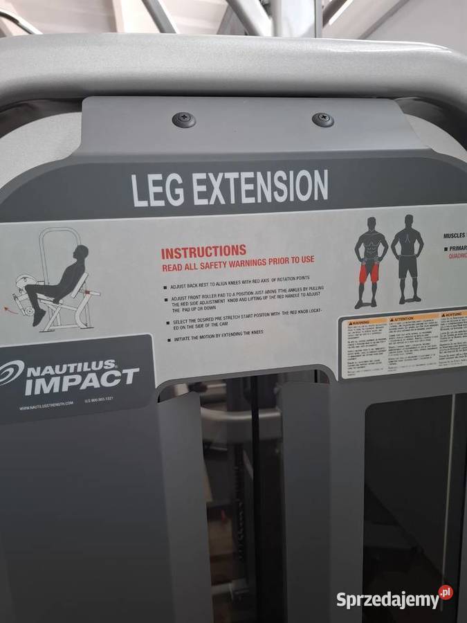 Maszyna na mięśnie czworogłowe uda Nautilus Wałcz