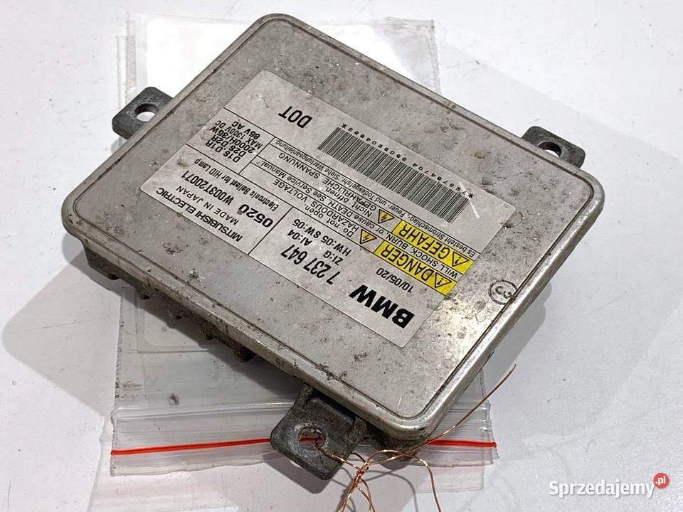 PRZETWORNICA XENON BMW F07 7237647 0917 MODUŁ Części samochodowe