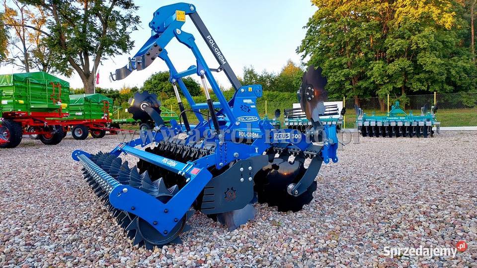 Agregat talerzowy uprawowo siewny POL GROM 3m Lubawa