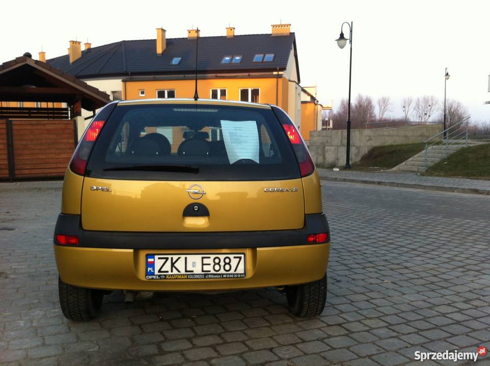 Opel Corsa 12 Benzyna 2002 lakier metallic Gdańsk