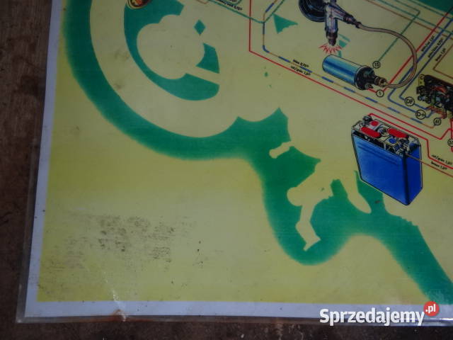 plakat instalacja elektryczna MZ ES org DDR Żary