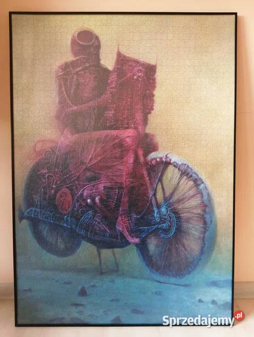 Puzzle 2000 obraz Beksińskiego AC86 rama plexi