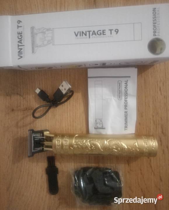 Maszynka Trymer do włosów i brody Vintage T9 Akcesoria do włosów sprzedam