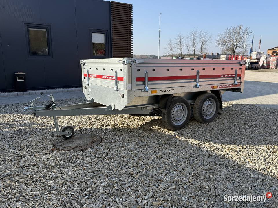 Przyczepka samochodowa TEMARED TRANSPORTER pełny VAT pomorskie Ustka sprzedam