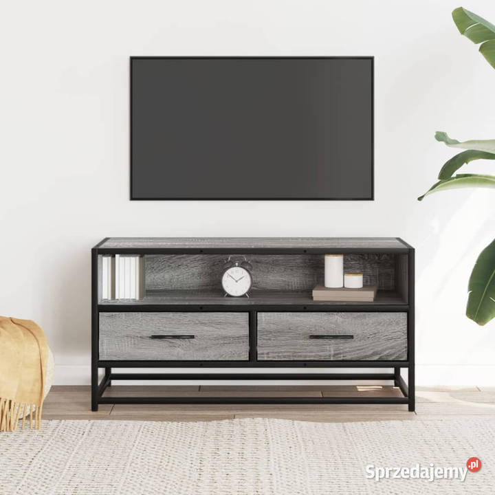Szafka pod telewizor szary dąb sonoma 80x345x40 Warszawa