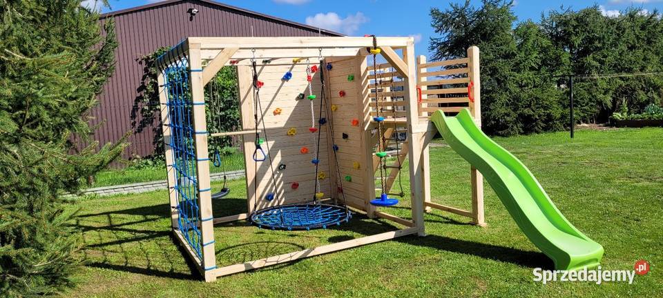 HUŚTAWKA PLAC ZABAW MAŁPI GAJ ZJEŻDŻALNIA Kijaszkowo