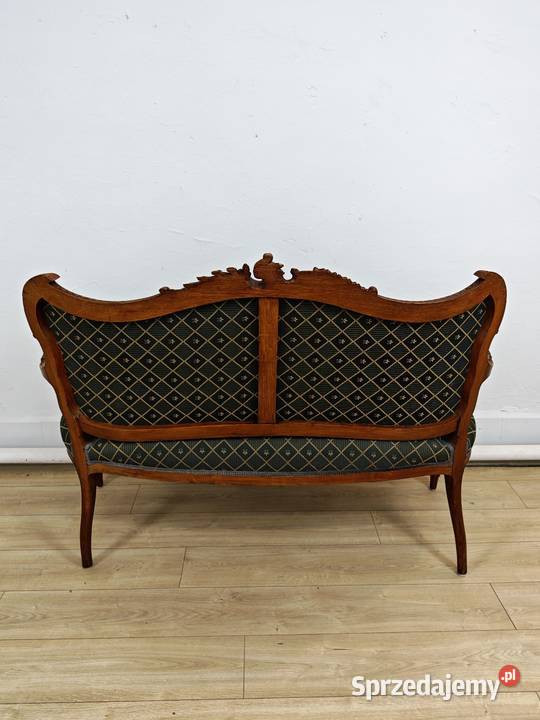 Piękna sofa kanapa w stylu rokoko ludwika Sandomierz