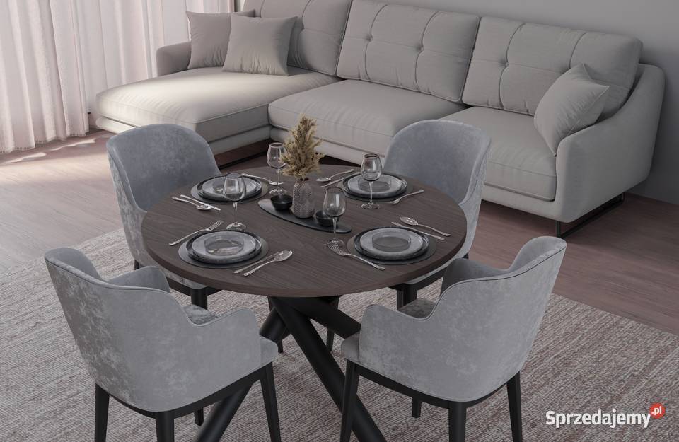 Nowoczesny okrągły stół OSLO 110 110cm Stoły Warszawa