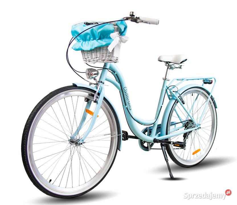 ROWER DAMSKI BŁĘKITNY MIEJSKI 26 SHIMANO DAMKA Sport i Wypoczynek Skawina