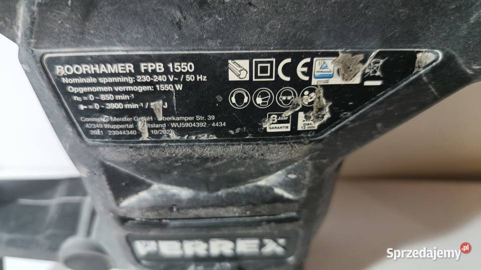 Młot udarowoobrotowy FERREX 1550W Katowice