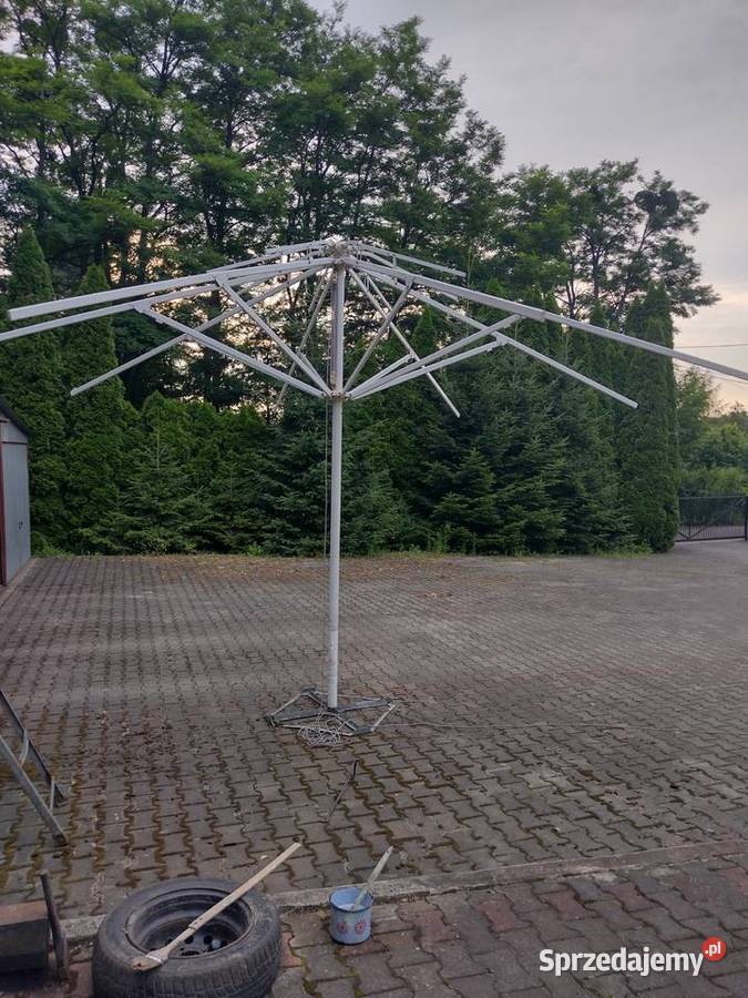 parasol ogrodowokawiarniany metal Wojkowice