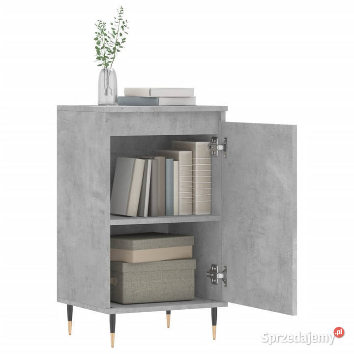 Komoda szarość betonu 40x35x70 materiał