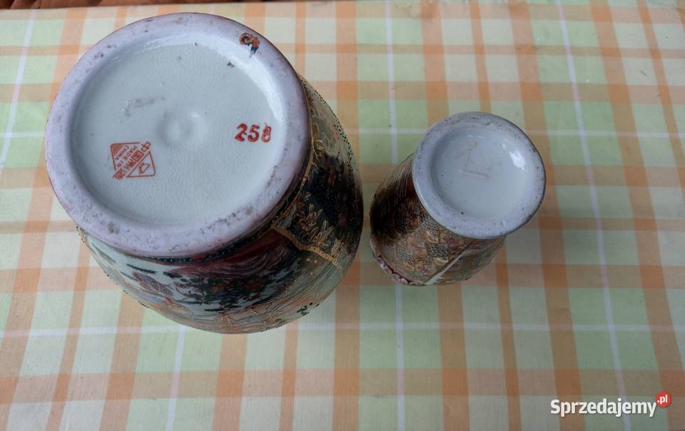 PRL Porcelanowe Wazony Chińskie Cieszyn