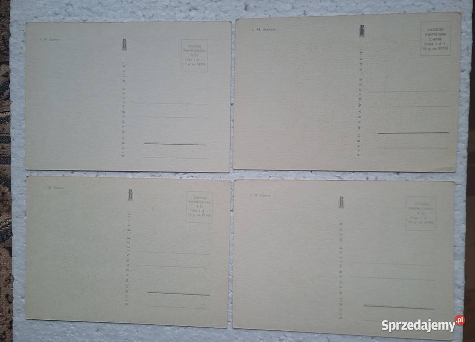 Szancer pocztówki świąteczne 2 mazowieckie Warszawa